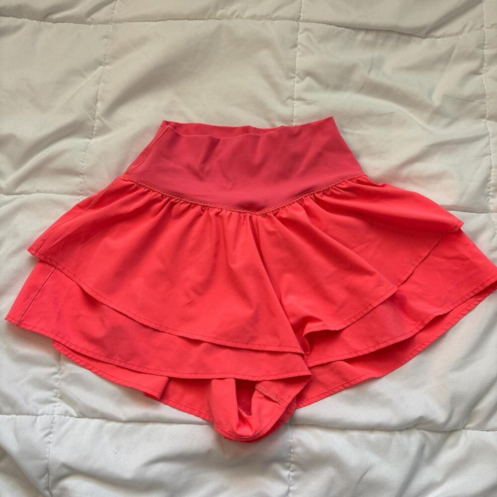 Aerie Women's Pink and Red Shorts